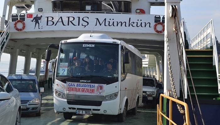  Çan Belediyesi'nden şehitlik gezileri