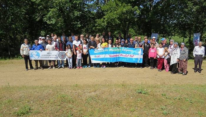 Biga’da obezite ile mücadele yürüyüşü düzenlendi