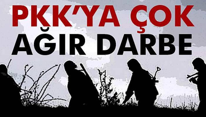 Kandil'de, bölücü terör örgütüne ağır darbe