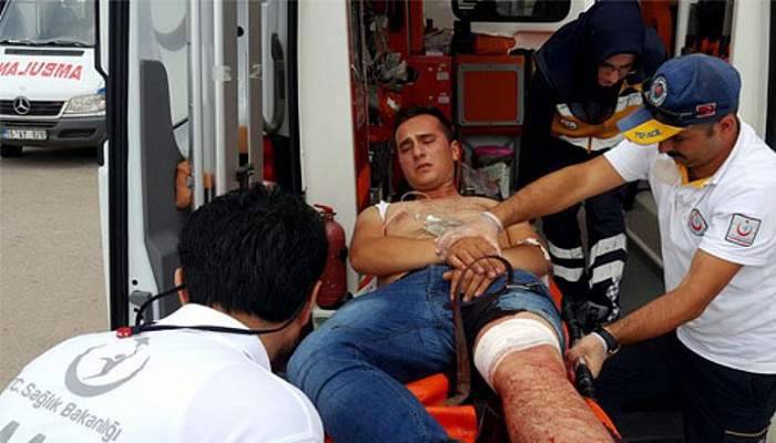 Şoförün bıçakladığı muavin hastanelik oldu