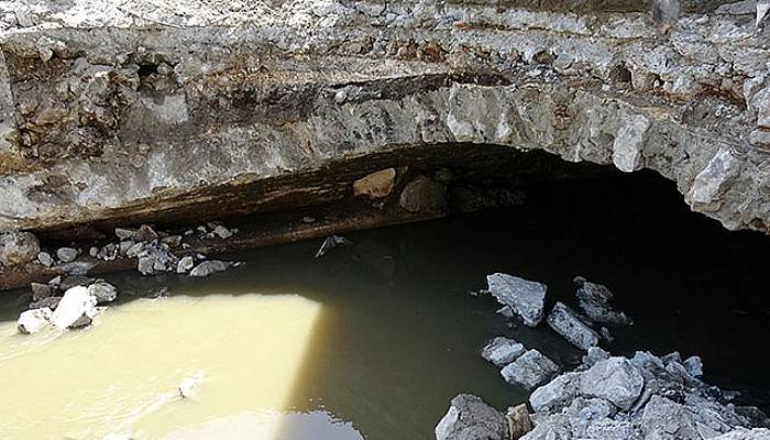 Kentsel dönüşümde tarihi sur ve menfez ortaya çıktı