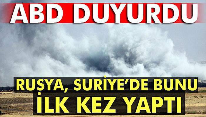 ABD: 'Rusya, Suriye’ye ilk kez gelişmiş füze savunma sistemi kurdu'