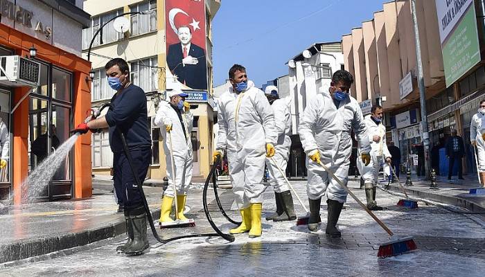 Biga Belediyesi Virüse Karşı Tedbirlerini Üst Seviyeye Çıkardı