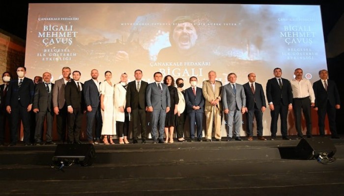 Fedakarı Bigalı Mehmet Çavuş Belgesel Filminin Gösterimi Yapıldı