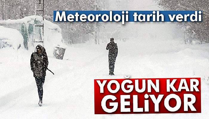 Meteoroloji uyardı: İstanbul'a kar geliyor!