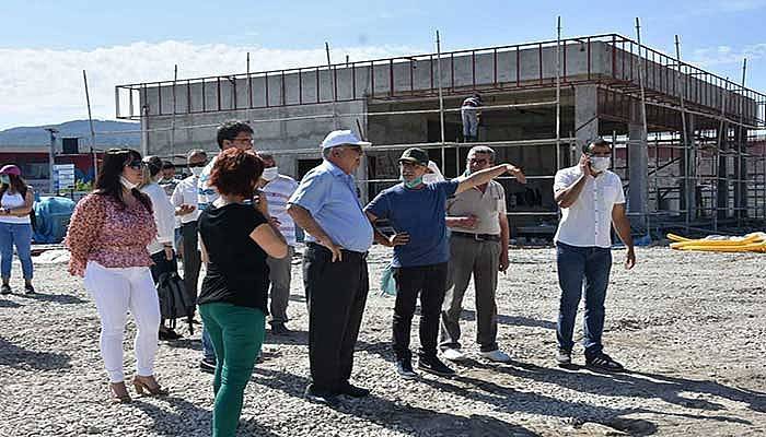 Başkan Gökhan çalışmaları yerinde inceledi