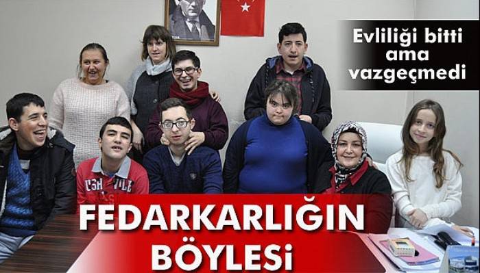 Engelli çocuklar için fedakarlık örneği! Evliliği bitti ama...