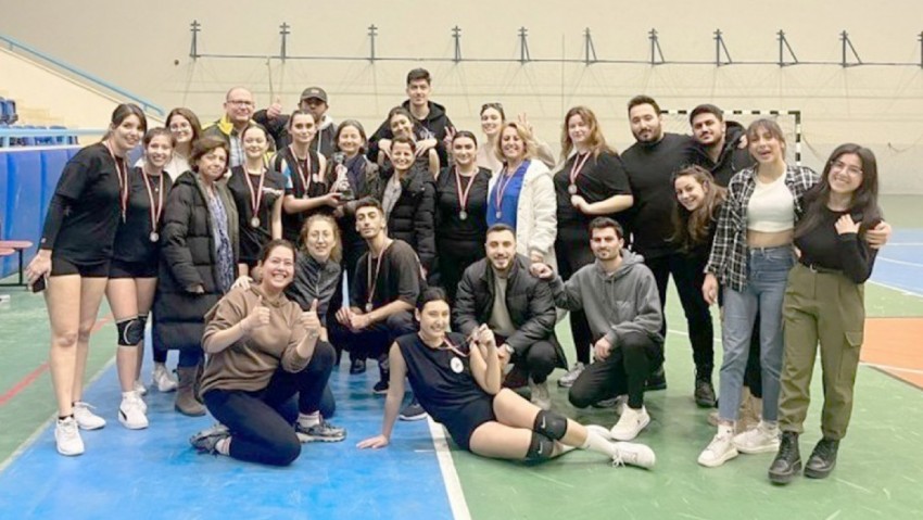 100. Yıl Rektörlük Voleybol Turnuvası Tamamlandı