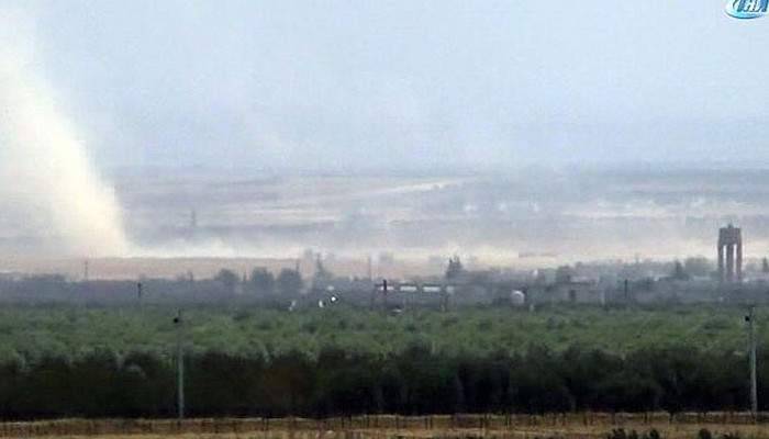 Kilis'e roket atan DAEŞ mevzileri vuruldu