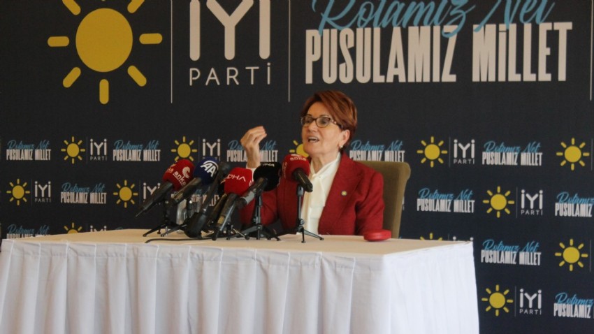 İYİ Parti lideri Akşener: 'Biz ittifak sisteminden vazgeçtik'