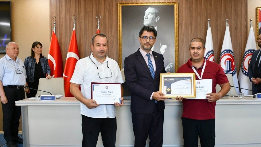 PATENT YARIŞMASI TEŞEKKÜR BELGELERİ VERİLDİ