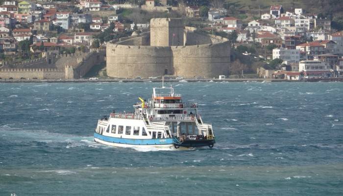 ÇANAKKALE-KİLİTBAHİR HATTINDAKİ FERİBOT SEFERLERİ GEÇİCİ OLARAK DURDURULDU