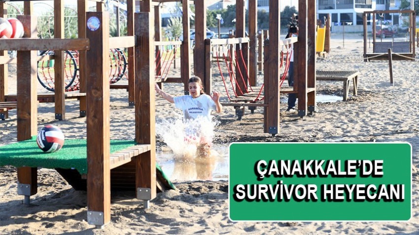 Çanakkale’nin tek ‘Survivor Parkuru’ kuruldu (VİDEO) 
