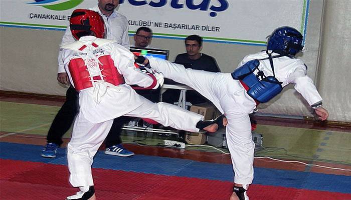 Açık Hava Taekwondo Şampiyonasına hava engeli