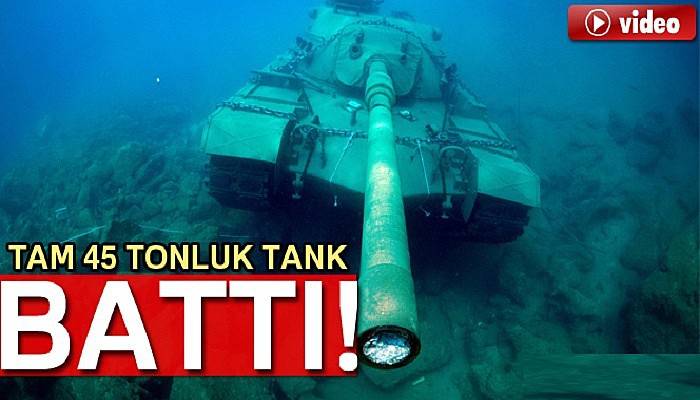 ABD yapımı 45 tonluk tank, dalış turizminin hizmetinde