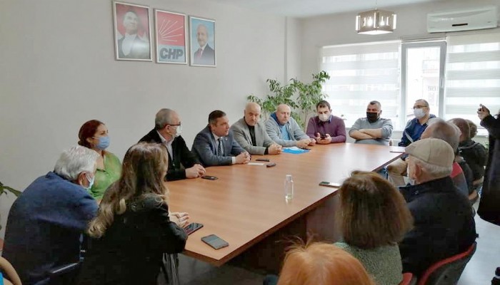 Özgür Ceylan’dan CHP Merkez İlçe Başkanlığına Ziyaret