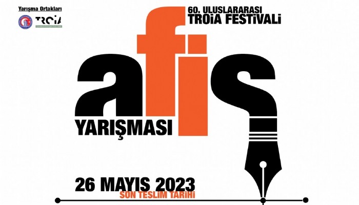 60. Uluslararası Troia Festivali Afiş Tasarım ve Uygulama Yarışması Başladı