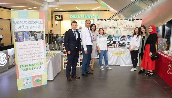 Bakacak Ortaokulu Öğrencilerinden Atölye Sergisi