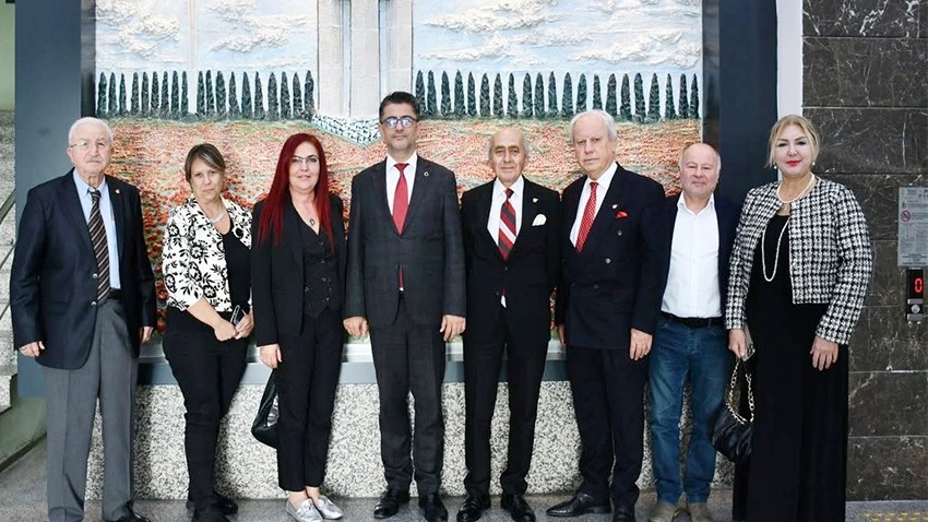 Gazeteciler Cemiyeti heyeti Rektör Erenoğlu'nu ziyaret etti