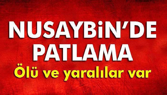 Nusaybin’de patlama: 1 ölü, 2 yaralı