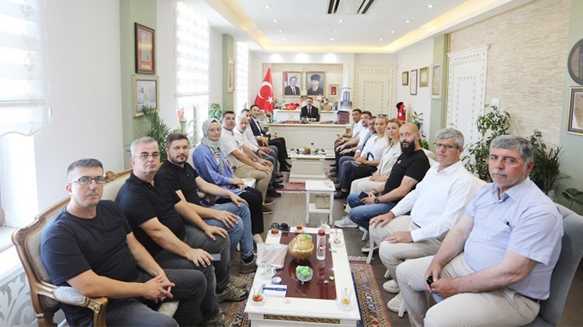 AK Parti'den Vali Aktaş'a veda ziyareti