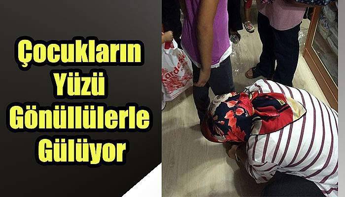 Çocukların Yüzü Gönüllülerle Gülüyor