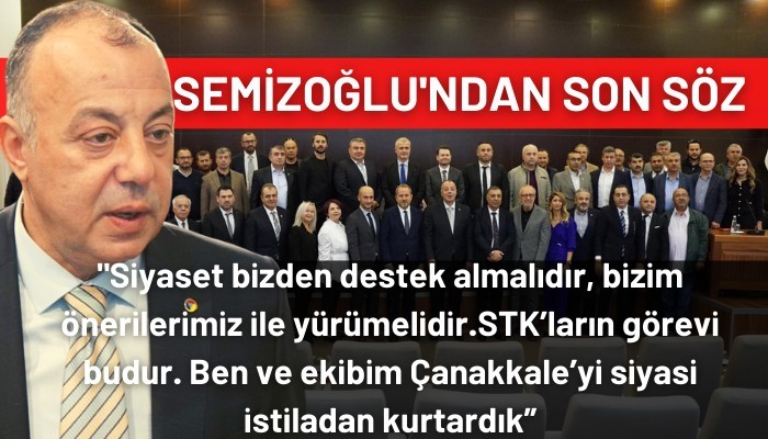 Selçuk Semizoğlu seçim sonrası ilk açıklamasını yaptı