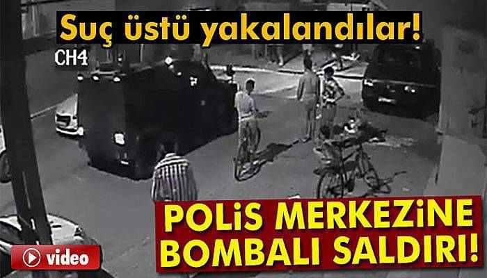 Polis merkezine ses bombası atan 2 PKK'lı suç üstü yakalandı