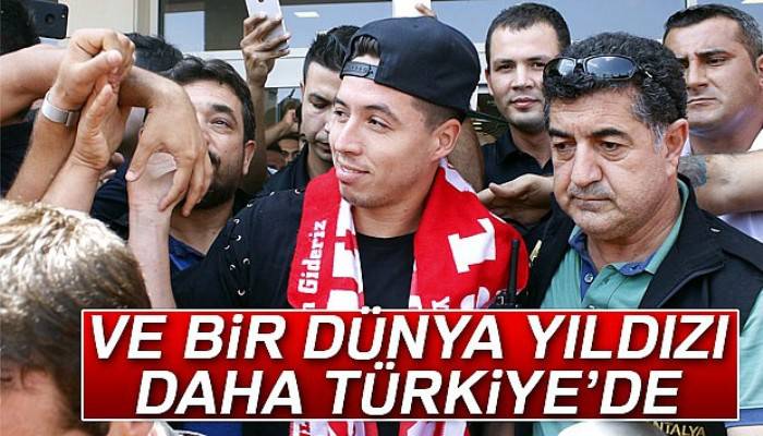 Antalyaspor’dan Nasri’ye coşkulu karşılama