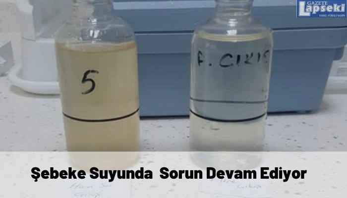 Şebeke Suyunda  Sorun Devam Ediyor  