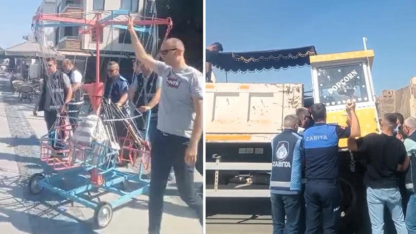 Çanakkale Belediyesi Barış Kordonu’nda Seyyar Satıcıları Kaldırdı