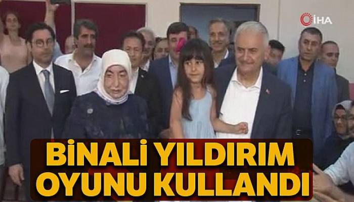 Binali Yıldırım oyunu kullandı