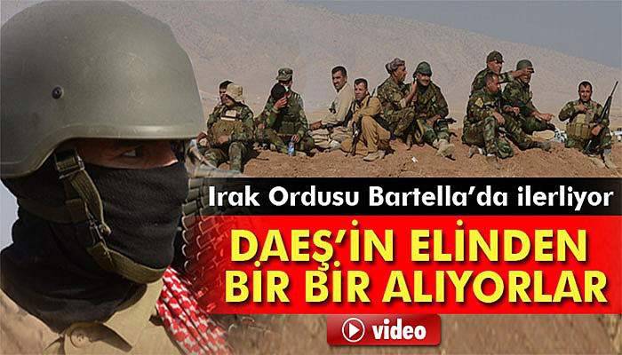 Irak Ordusu, Bartella’da ilerliyor