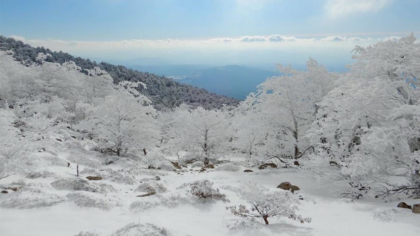 Kazdağları’nda kar sezonu uzadı