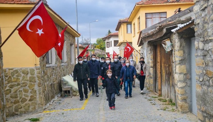 Tarihi Alana 'Mustafa Kemal Yürüyüş Yolu'