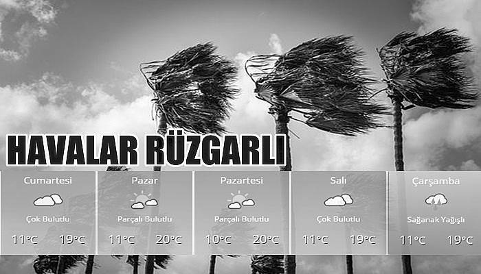 Havalar rüzgarlı
