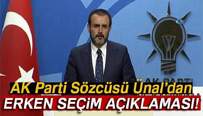 AK Parti Sözcüsü Ünal, Kılıçdaroğlu’nun ‘erken seçim’ açıklamalarını değerlendirdi