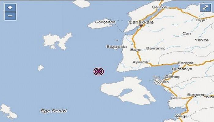 Çanakkale'de 3,8 şiddetinde deprem