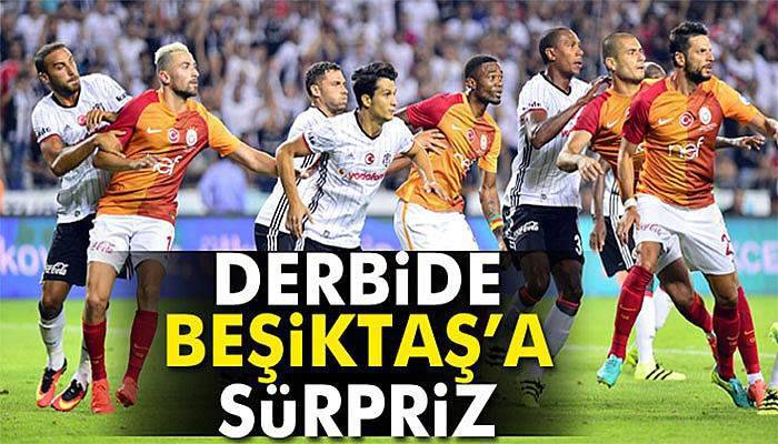 Beşiktaş'a Galatasaray derbisinde Demba Ba sürprizi