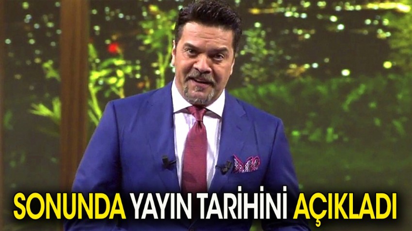 Beyazıt Öztürk 'Beyaz Show'un yayın tarihini açıkladı