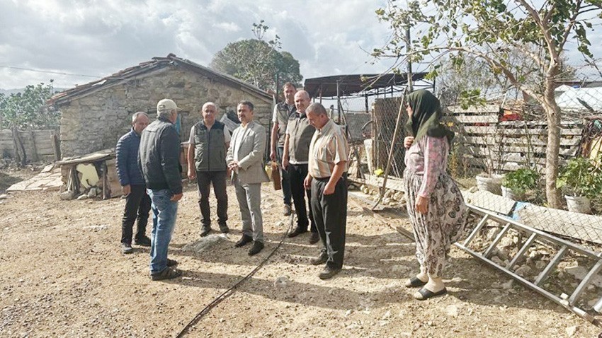 Vali Aktaş, yağcılar köyünü ziyaret etti
