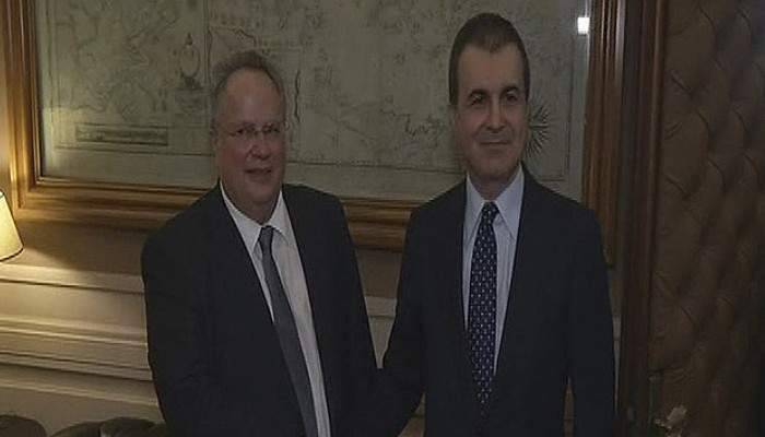 Yunan Dışişleri Bakanı Kocias ile görüştü