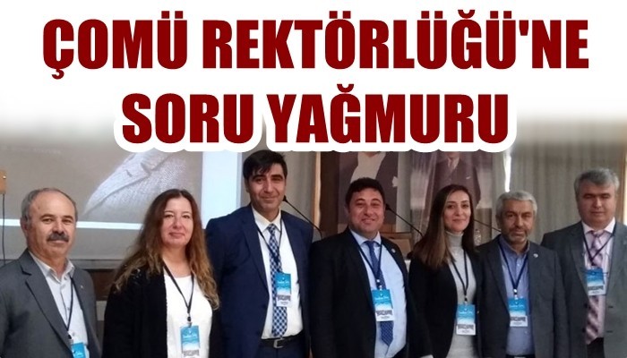 Türk Eğitim-Sen Çanakkale Şubesinden, ÇOMÜ Rektörlüğüne sor yağmuru!