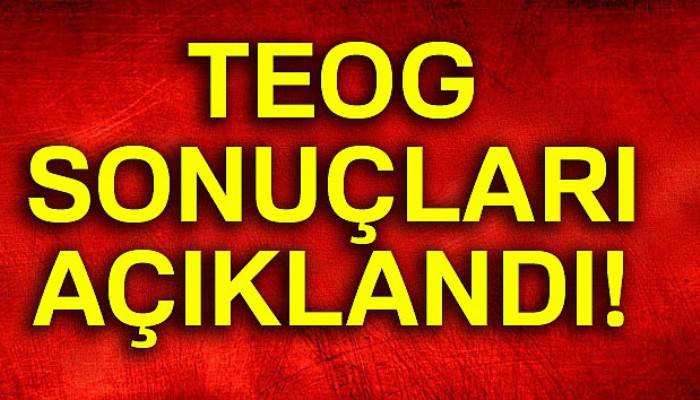 TEOG sonuçları açıklandı 