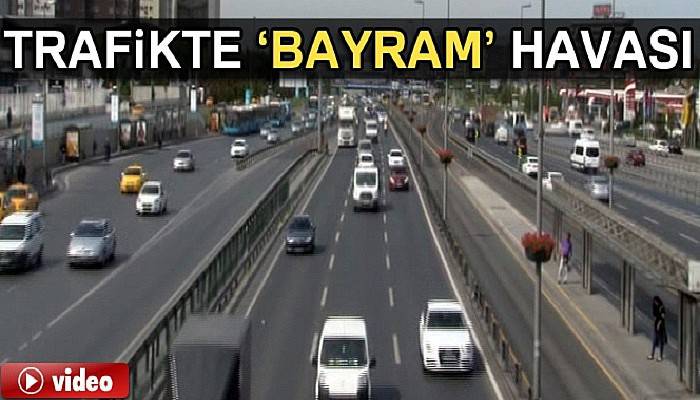 Bayram tatili İstanbul trafiğini rahatlattı