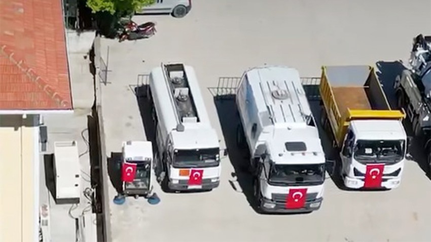Gökçeada Belediyesi hizmet araçlarını güçlendirdi