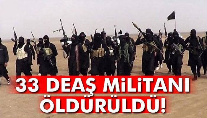 Afganistan'da 33 DEAŞ militanı öldürüldü