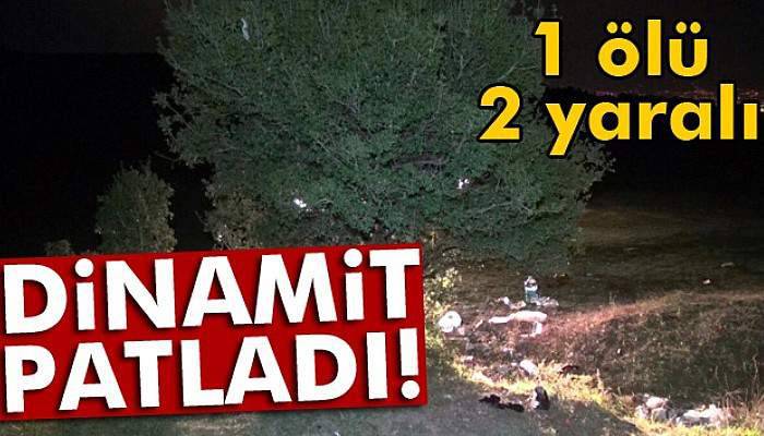 Define ararken dinamit patladı: 1 ölü, 2 yaralı