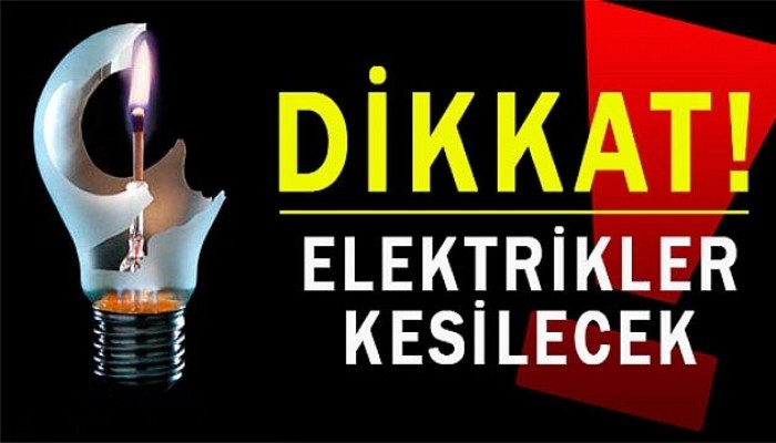 Çanakkale'de elektrik kesintileri! 