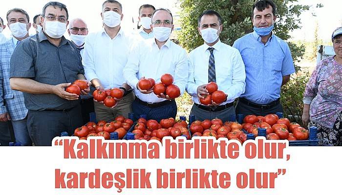 'Kalkınma birlikte olur, kardeşlik birlikte olur'